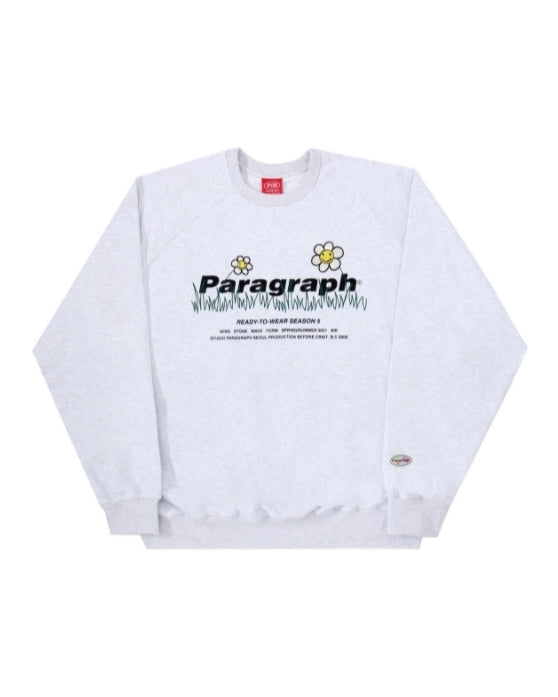 Paragraph ( パラグラフ )  FLOWER EMBROIDERY SWEATSHIRT No.35