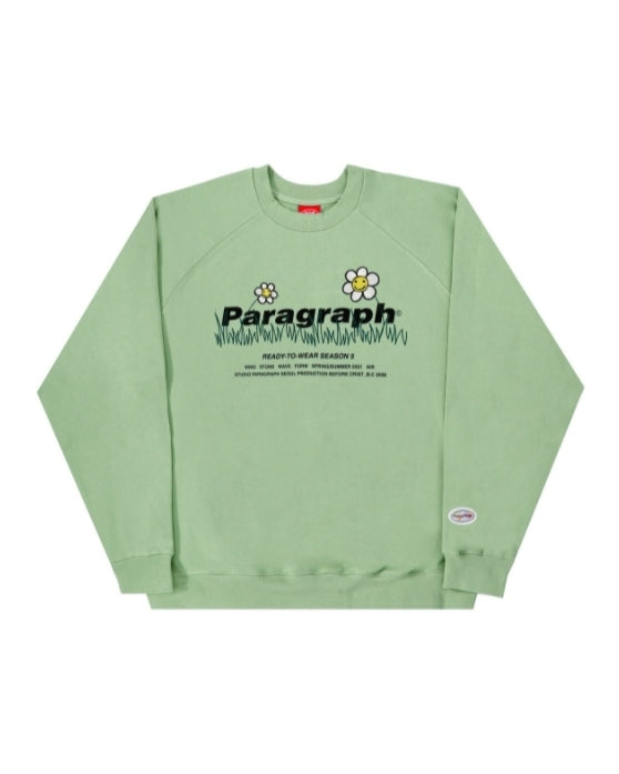 Paragraph ( パラグラフ )  FLOWER EMBROIDERY SWEATSHIRT No.35