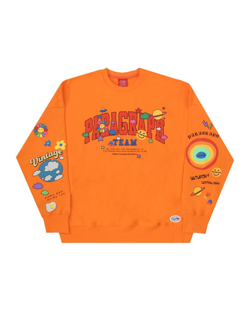 Paragraph ( パラグラフ )  21FW SMILE HAPPY SWEATSHIRT No.43