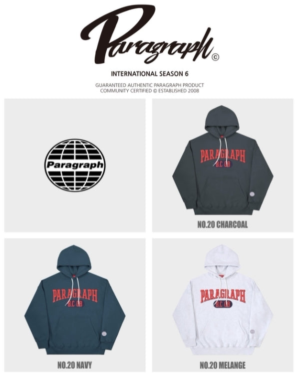 Paragraph ( パラグラフ )  21F/W SQUARE LOGO HOODIE No.20