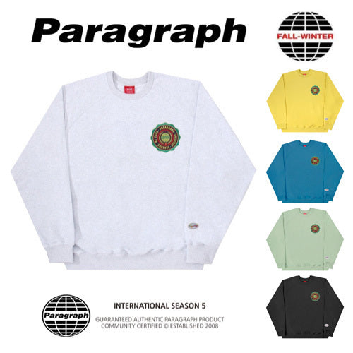Paragraph ( パラグラフ )  21FW SHIELD RAGLAN SWEATSHIRT No.39