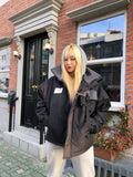 トレンディウビ(Trendywoobi) Unbalance Neck parka