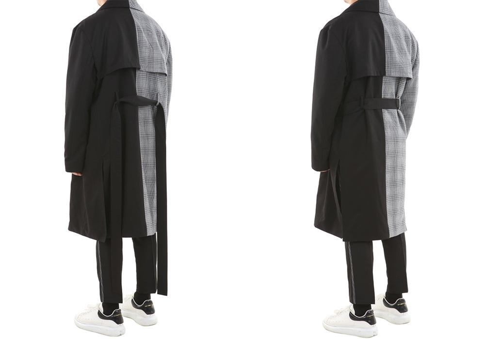 ランベルシオ(LANG VERSIO) 227 Unballance Double Lobe Trenchcoat