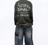 ブラックブロンド(BLACKBLOND) BBD Rascal Long T-Shirt (Khaki)