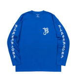 ブラックブロンド(BLACKBLOND) BBD Sketch Logo Long T-Shirt (Blue)