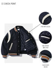 ペプル(FEPL) New City Wool Blend Varsity Jacket 1種 JDOT1379