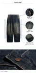 パーステップ(PERSTEP) Timing Washing Denim Pants 1種 JULP4616