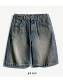 パーステップ(PERSTEP) Rain Slub Denim Half Pants 1種 JUSP4642