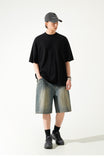 パーステップ(PERSTEP) Rain Slub Denim Half Pants 1種 JUSP4642