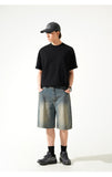 パーステップ(PERSTEP) Rain Slub Denim Half Pants 1種 JUSP4642