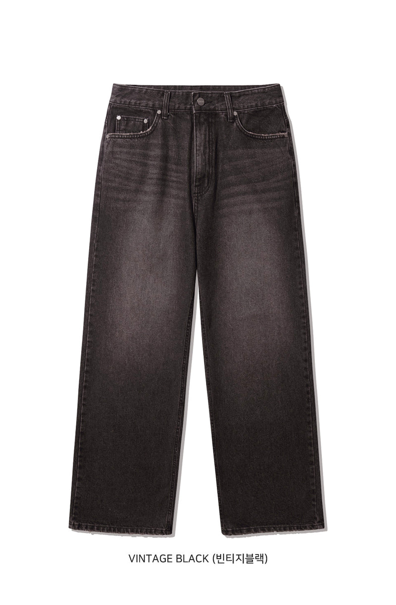 エズカートン(EZKATON) Smoke Wide Denim Pants 2種 KMLP6669