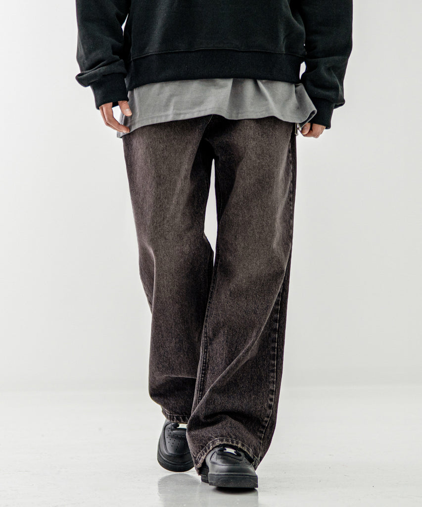 エズカートン(EZKATON) Smoke Wide Denim Pants 2種 KMLP6669