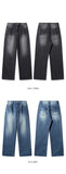 エズカートン(EZKATON) Scratch Denim Pants 2種 KMLP6686