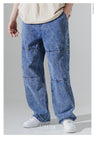 エズカートン(EZKATON) Bleach Washing Wide Denim Pants 1種 SHLP6708