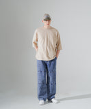 エズカートン(EZKATON) Bleach Washing Wide Denim Pants 1種 SHLP6708
