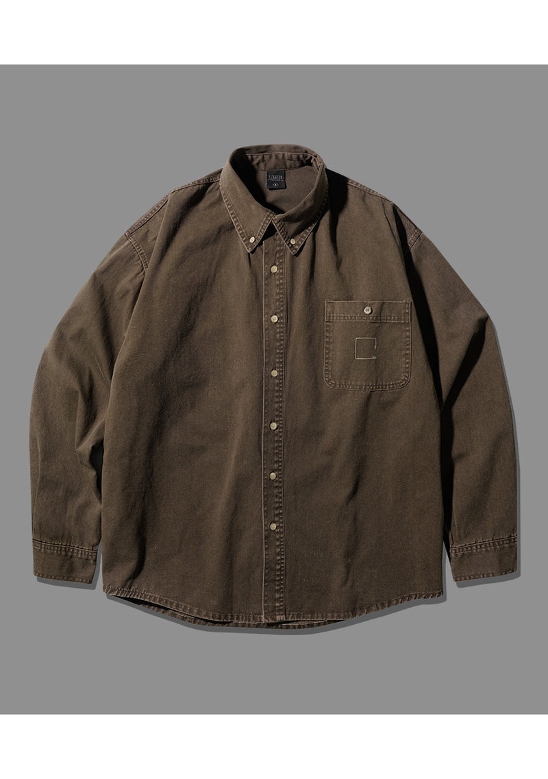 エズカートン(EZKATON) Recycle Long Sleeve Shirt 1種 KMLS6867