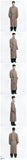 アジョバイアジョ(AJOBYAJO) Raw Edge Single Collar Wrap Coat 1種