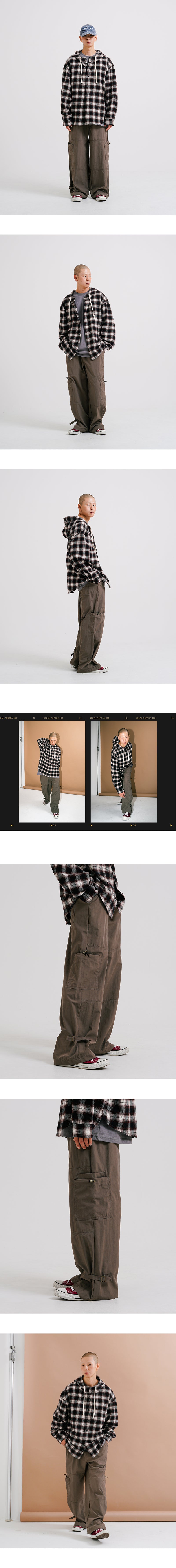 パンチライン(PUNCHLINE) Tab Nylon Pants 1種 ISLP9153