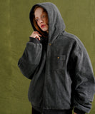 ダブルユーブイプロジェクト(WV PROJECT) Antique Dyeing Corduroy Hooded Jacket 1種 JNOT7741