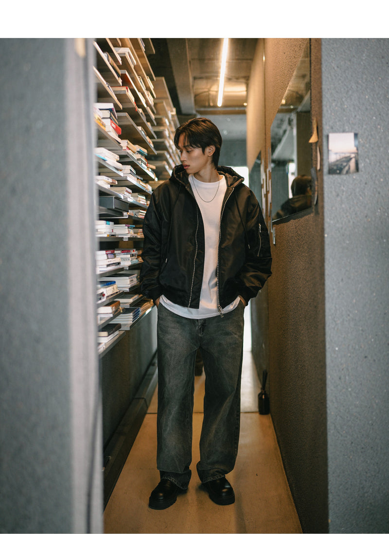ジェモッ(JEMUT) Flight Hoodie Bomber Jacket 4種 MMOT2669