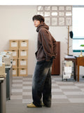 ジェモッ(JEMUT) Build Double Knee Wide Denim Pants 1種 SOLP2579