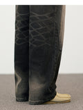 ジェモッ(JEMUT) Build Double Knee Wide Denim Pants 1種 SOLP2579
