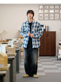 ジェモッ(JEMUT) Build Double Knee Wide Denim Pants 1種 SOLP2579