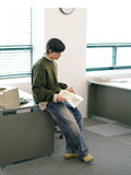 ジェモッ(JEMUT) Hold Double Knee Wide Denim Pants 1種 SOLP2580