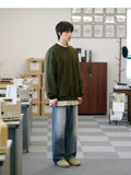 ジェモッ(JEMUT) Hold Double Knee Wide Denim Pants 1種 SOLP2580
