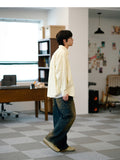 ジェモッ(JEMUT) Yellow Washing Double Knee Denim Pants 1種 SOLP2588