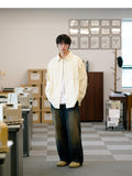 ジェモッ(JEMUT) Yellow Washing Double Knee Denim Pants 1種 SOLP2588
