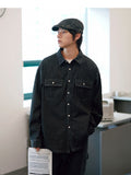 ジェモッ(JEMUT) Wriston Overfit Denim Shirt 2種 SOLS2583