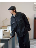 ジェモッ(JEMUT) Wriston Overfit Denim Shirt 2種 SOLS2583