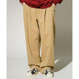 ティーダブリューエヌ(TWN) Ragtime wide cotton pants beige HSLP3543