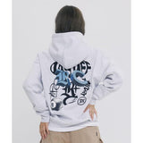 ROMANTIC CROWN(ロマンティック クラウン) 3D LOGO HOODIE_LIGHT GREY