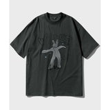 ダブルユーブイプロジェクト(WV PROJECT) Bunny webe 1/2 sleeve t-shirts darkgray MJST7718
