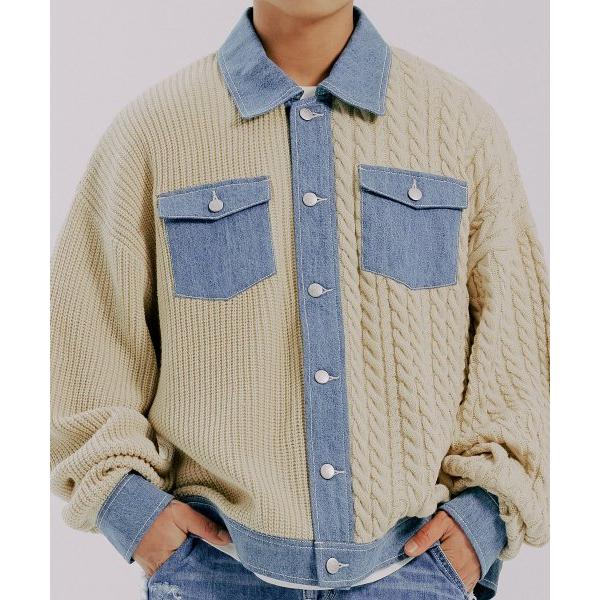 ROMANTIC CROWN(ロマンティック クラウン) MIX KNIT TRUCKER