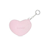 ブラック·パブル(BLACK PURPLE) Adorable Heart Card Holder Keyring (Pink)