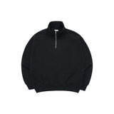 アクメドラビ(acme' de la vi) BIG SCRIPT LOGO EMBOSSING PULLOVER SWEATSHIRT BLACK