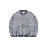 アクメドラビ(acme' de la vi) MA-1 BLOUSON DENIM JACKET GREY