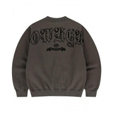 mahagrid (マハグリッド) BACK NOWHERE SWEATSHIRT BROWN(MG2EFMM453A)