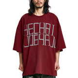 アジョバイアジョ(AJOBYAJO)  THE CHAIN T-Shirt [BURGUNDY]