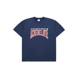 アクメドラビ(acme' de la vi) VARSITY LOGO EMBOSSING PRINTING SHORT SLEEVE T-SHIRT NAVY