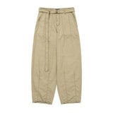 アジョバイアジョ(AJOBYAJO) Two-Tone Twill Oversized Pants [BEIGE]