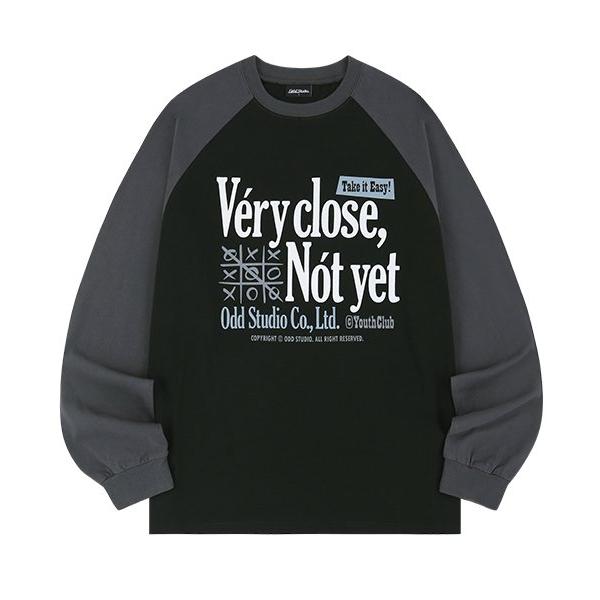 ★Odd Studio★男女兼用VERY CLOSE RAGLAN LONG SLEEVE Very Close Raglan Over Fit Long Sleeve - 3 color - ODDSTUDIO