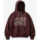 EZKATON (エズカートン) Space Heavy Cotton Hoodie Burgundy KMHD6723