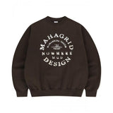 mahagrid (マハグリッド) CIRCLE GRUNGE SWEATSHIRT BROWN(MG2EFMM460A)