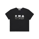 MYDEEPBLUEMEMORIES(マイディープブルーメモリーズ) New Origin Newvy T-Shirts in Black