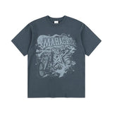 mahagrid (マハグリッド) CHOPPER BIKE TEE NAVY(MG2EMMT518A)