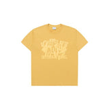 アクメドラビ(acme' de la vi) LAYER OLD SCHOOL PRINTING SHORT SLEEVE T-SHIRT YELLOW